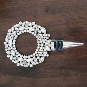 Wine/ Bottle Stopper, Jeweled Wreath by Tahari